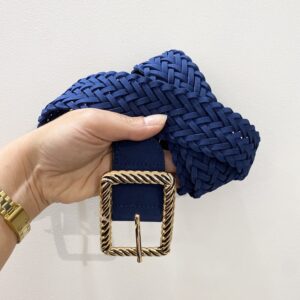 Ceinture Tresse marine