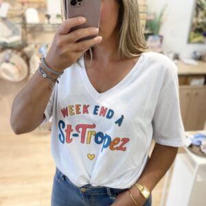 T-shirt week-end à St tropez