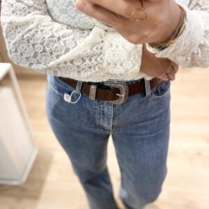 Ceinture Zoé marron