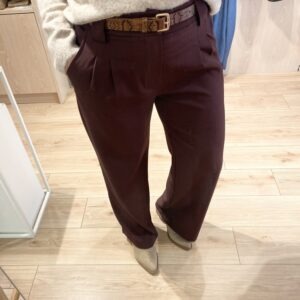 Pantalon Isor bordeaux - M